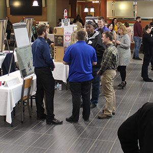 Students and faculty gather at the Regional Applied Learning Conference