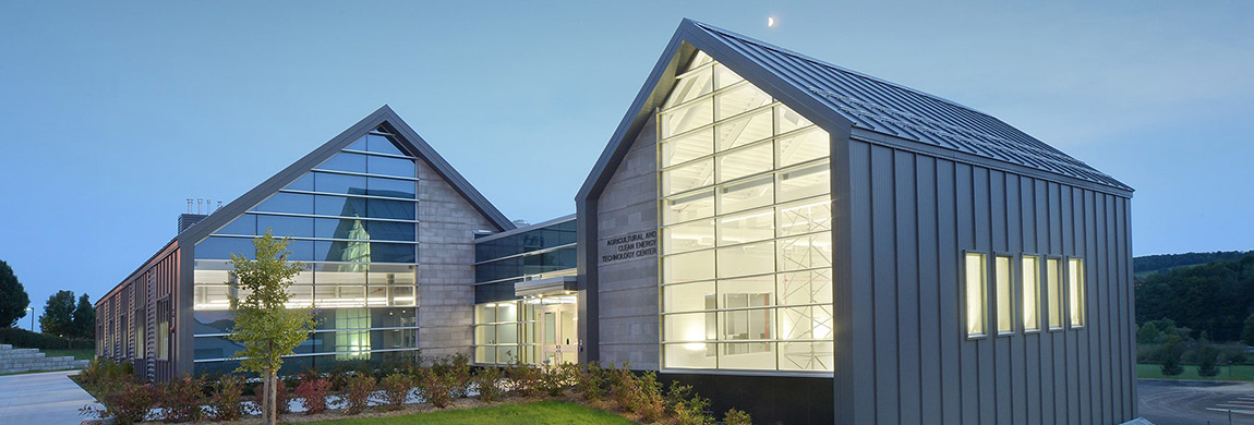 The completed ACET Center, photo by Tom Stock (Saratogaphotographer.com)