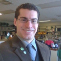 Librarian Adam Saunders